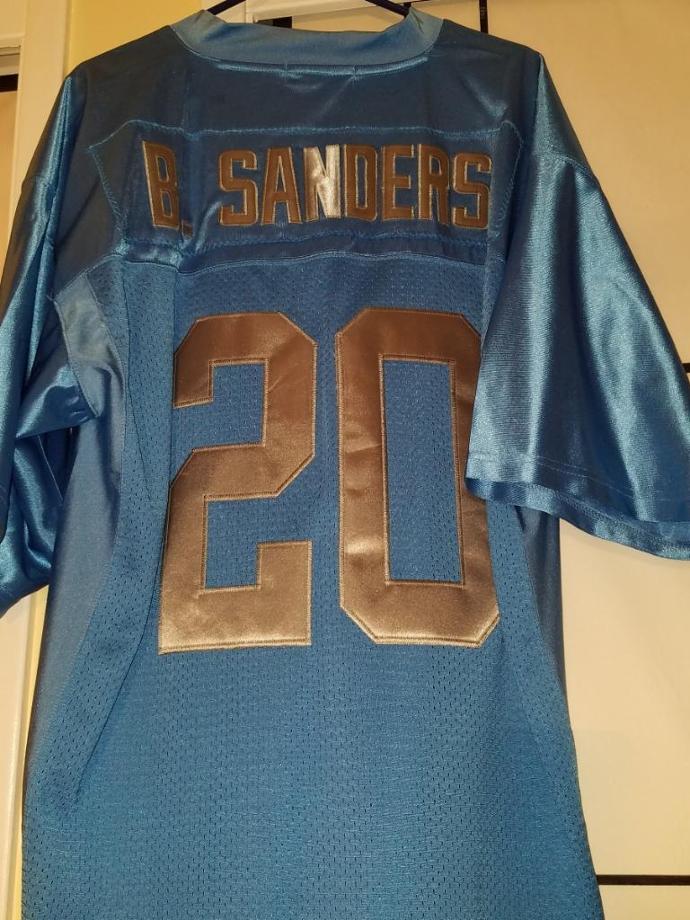 Barry Sanders Detroit Lions "Throwback" Jersey