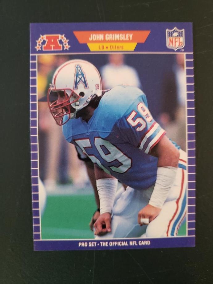 1989 Pro Set Houston Oilers