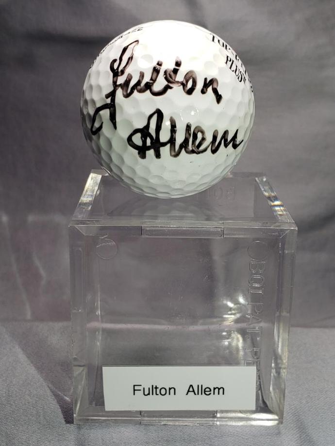 Fulton Allem Signed Golf Ball