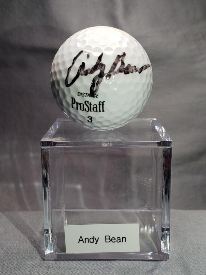 Andy Bean Signed Golf Ball