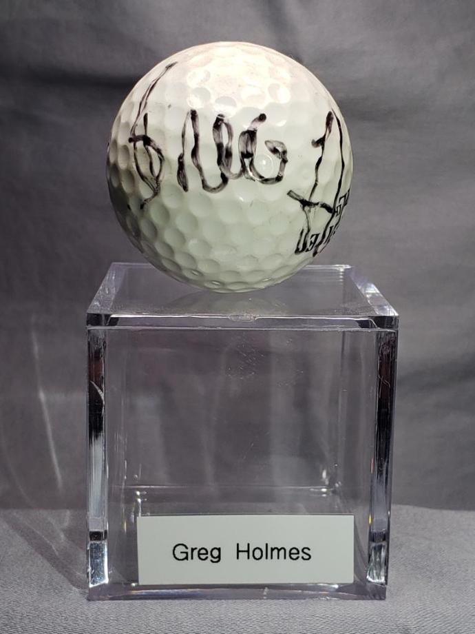 Greg Holmes Signed Golf Ball