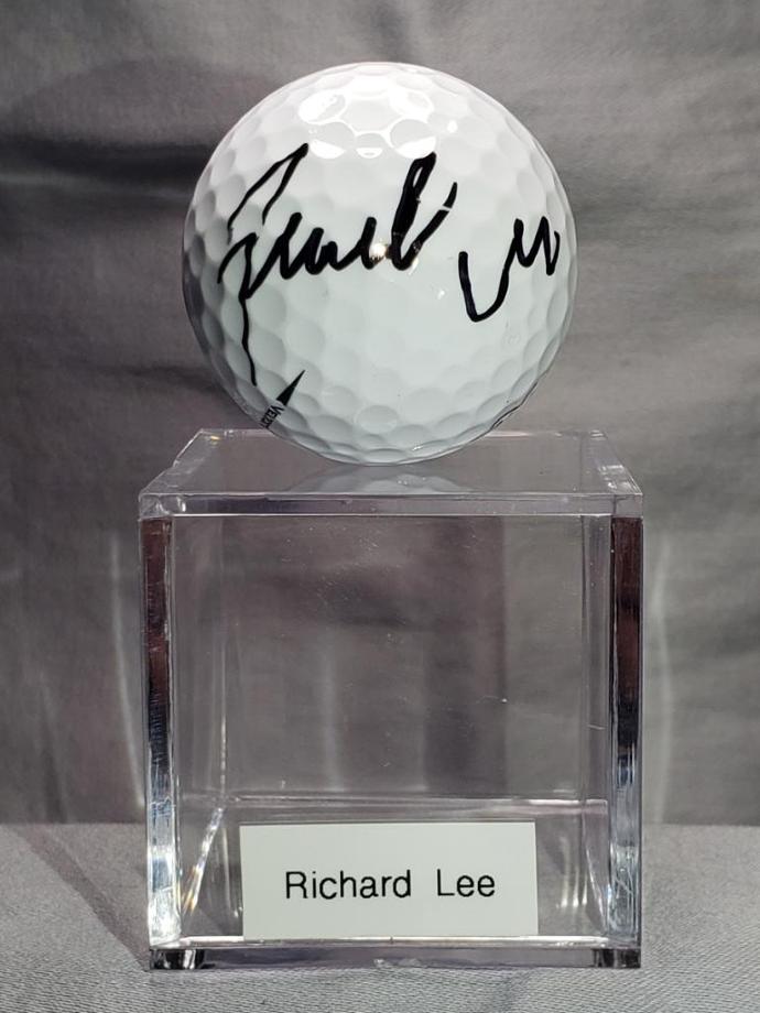 Richard Lee Signed Golf Ball