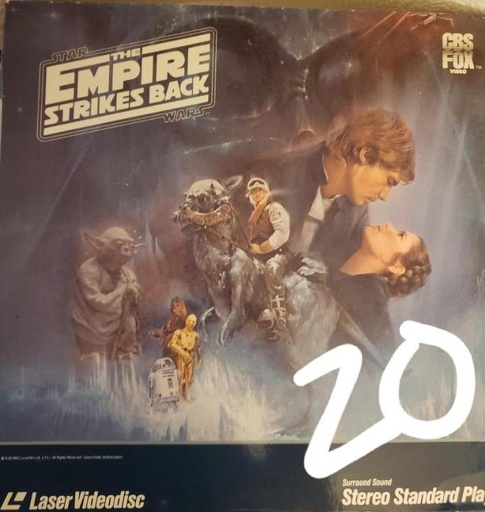 Empire Strikes Back Laser Disc