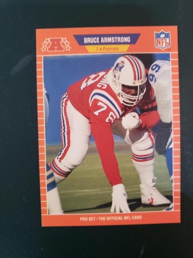 1989 Pro Set New England Patriots