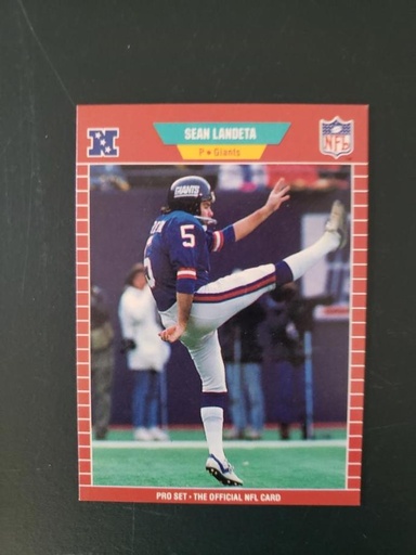 1989 Pro Set New York Giants