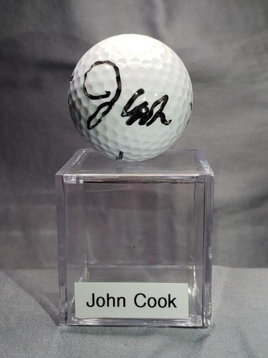 John Cook Signed Golf Ball