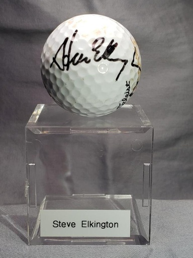 Steve Elkington Signed Golf Ball