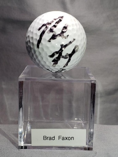 Brad Faxon Signed Golf Ball