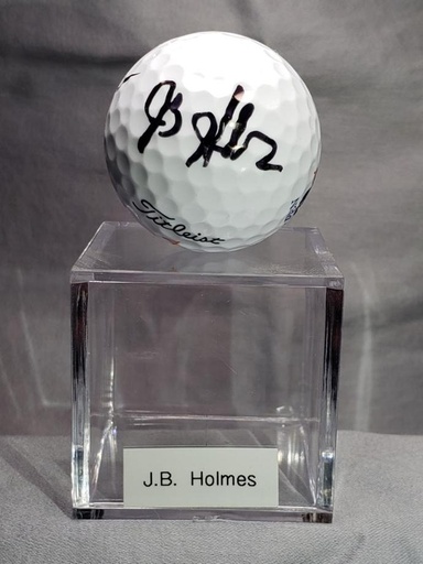 J.B Holmes Signed Golf Ball