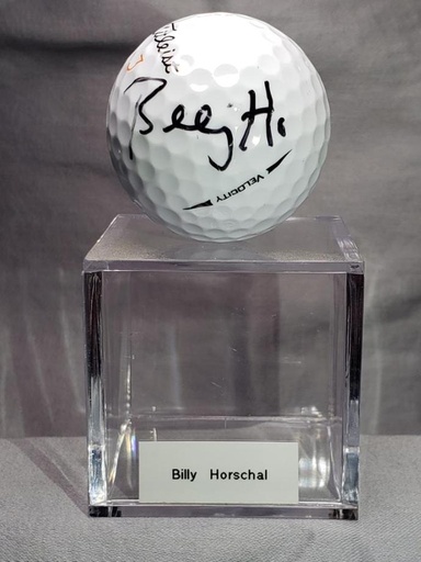 Billy Horschal Signed Golf Ball