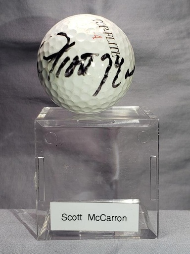 Scott McCarron Signed Golf Ball