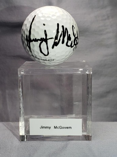 Jimmy McGovern Signed Golf Ball